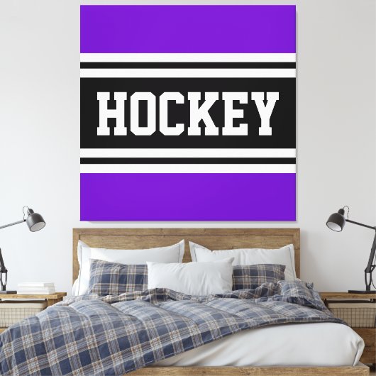 Toile Bandes de course violet noir blanc Athlétique HOCK (Insitu(Chambre))