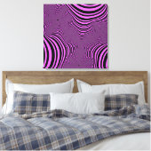 Toile Bandes de zèbre rose (Insitu(Chambre))