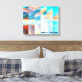 Toile Bandes du coucher du soleil (Insitu(Chambre))