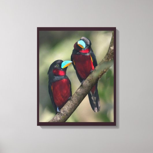 Toile Bandes noires et rouges (Recto)