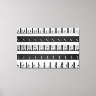 Toile Bandes-photos pour un praxinoscope