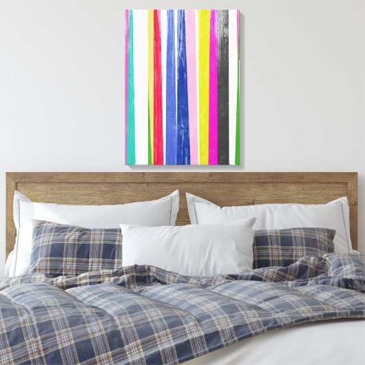 Toile Bandes verticales (Insitu(Chambre))