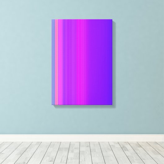 Toile Bandes violettes (Insitu (Plancher de Bois))