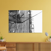 Toile Bandon, Oregon Harbour View et bateaux Photographi (Insitu(Salon))