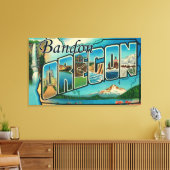 Toile Bandon, OregonGrandes lettres ScènesBandon, OU (Insitu(Salon))