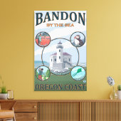 Toile Bandon, OregonScenic Travel Poster (Insitu(Salon))