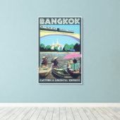 Toile Bangkok, Thaïlande Vintage voyage (Insitu (Plancher de Bois))