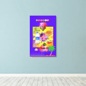 Toile Banlieues violettes (Insitu (Plancher de Bois))