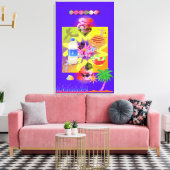 Toile Banlieues violettes (Insitu(Salon))