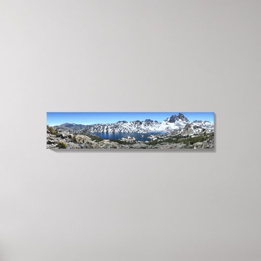 Toile Banner Peak sur le lac Garnet - Sierra Nevada (Recto)