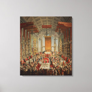 Toile Banquet de couronnement de Joseph II à Francfort