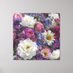 Toile Banquet de fleurs