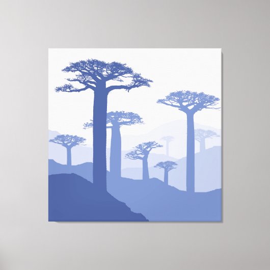 Toile Baobab - L'arbre de vie (Recto)