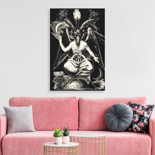 Toile Baphomet (Insitu(Salon))