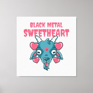 Toile Baphomet à tête de chèvre mignonne