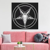 Toile Baphomet de style ancien Art de Mur Sigile (Insitu(Salon))