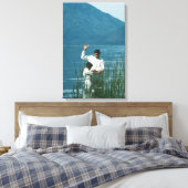 Toile Baptême dans Lake Atitlan™ version 2 LDS Poster d' (Insitu(Chambre))