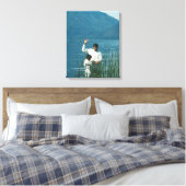Toile Baptême dans le lac Atitlan™ version 2 Affiche d'a (Insitu(Chambre))