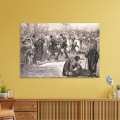 Toile Baptême nègre aux Etats-Unis (Insitu(Salon))