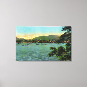 Toile Bar Island Vue sur le port de Bar