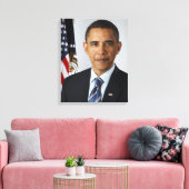 Toile Barack Obama Président américain Portrait de la Ma (Insitu(Salon))