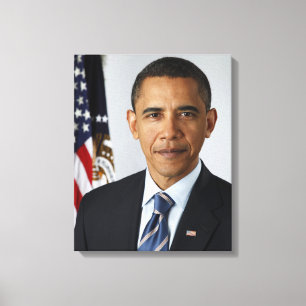 Toile Barack Obama Président américain Portrait de la Ma