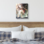 Toile Barbe Noire sur feu pirate hantée art Vintage (Insitu(Chambre))