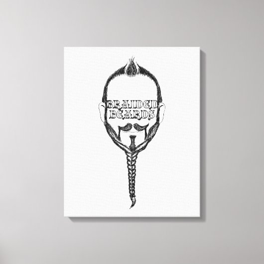 Toile barbe tressée (Recto)