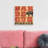 Toile Barbeque pour toujours (Insitu(Salon))