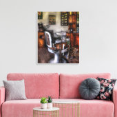 Toile Barber - La chaise du barbier (Insitu(Salon))