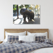 Toile Barcelone Espagne Statue du chat sur Las Ramblas (Insitu(Chambre))
