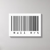 Toile Barcode Art - OEuvre murale (Recto)