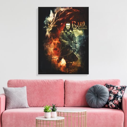 Toile BARD THE BOWMAN™ & Smaug (Insitu(Salon))