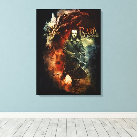 Toile BARD THE BOWMAN™ & Smaug (Insitu (Plancher de Bois))