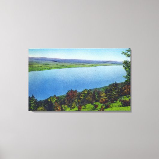 Toile Bare Hill Vue sur le lac Canandaigua (Recto)