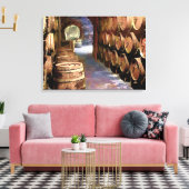 Toile Barils de vin dans la cave à vin (Insitu(Salon))