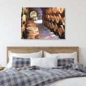 Toile Barils de vin dans la cave à vin (Insitu(Chambre))