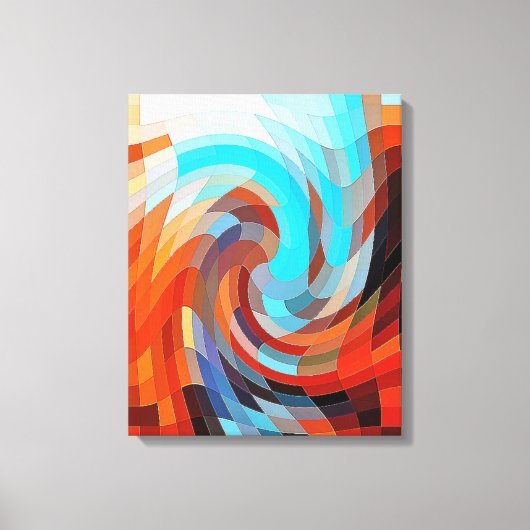 TOILE BARN ABSTRAIT (Recto)