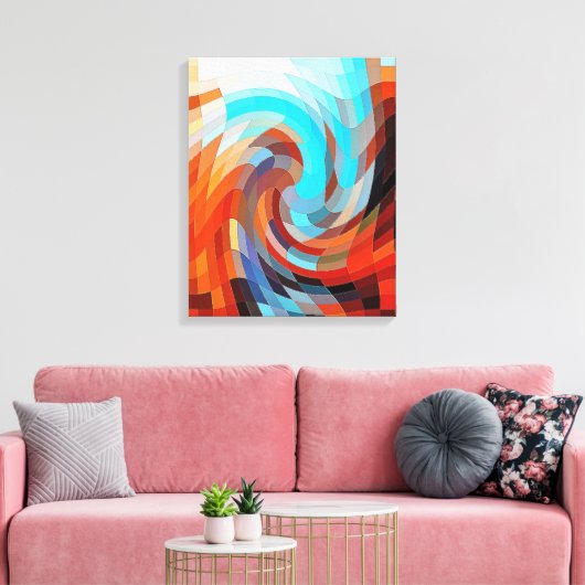 TOILE BARN ABSTRAIT (Insitu(Salon))