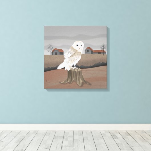 Toile Barn Owl (Insitu (Plancher de Bois))