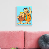 Toile Barney Rubble et Fred Flintstone (Insitu(Salon))
