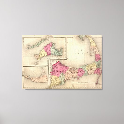 Toile Barnstable, Dukes, Nantucket comtés (Recto)