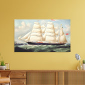 Toile Barque Clipper 'Clendovey' (huile sur toile) (Insitu(Salon))