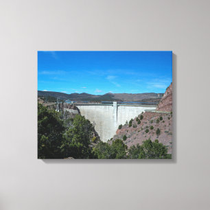 Toile Barrage de la gorge des flammes