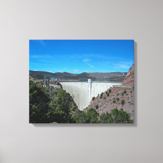 Toile Barrage de la gorge des flammes (Recto)