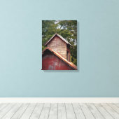 Toile Barre Cupola Avec Peinture Dépassée (Insitu (Plancher de Bois))