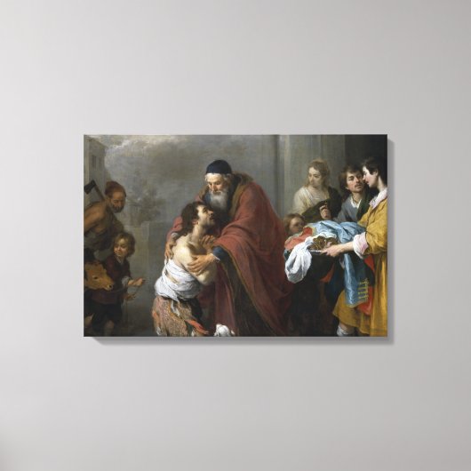 Toile Bartolome Esteban Murillo-Retour du prodigue (Recto)