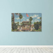 Toile Bartow, Floride - Vue sur Wonder House et Garde (Insitu (Plancher de Bois))