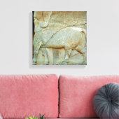 Toile Bas-relief d'un taureau anthropomorphe (Insitu(Salon))