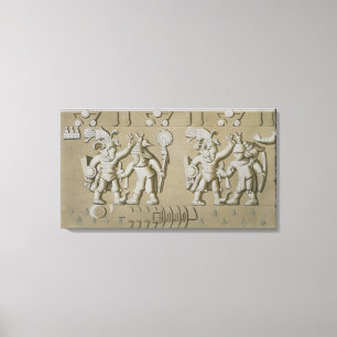 Toile Bas Secours des anciens guerriers aztèques, du Sto
